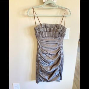 Prom cocktail Cache strapless mini dress
